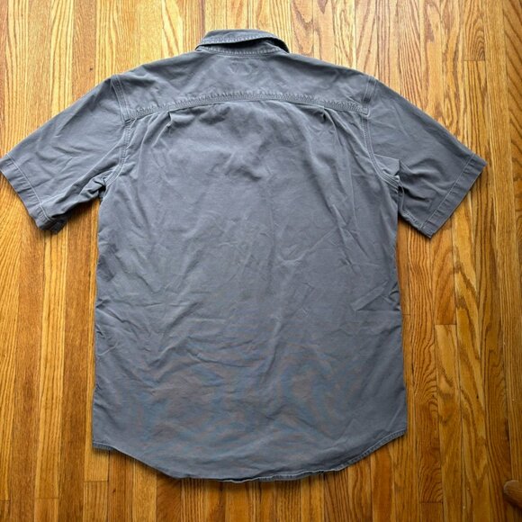 Carhartt Men's Gray Short Sleeve Shirt large tall - Picture 6 of 6
